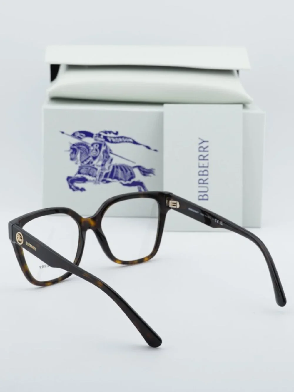 Burberry BE2443 3002 Square Eyeglasses - Havana 53mm - Picture 10 of 10